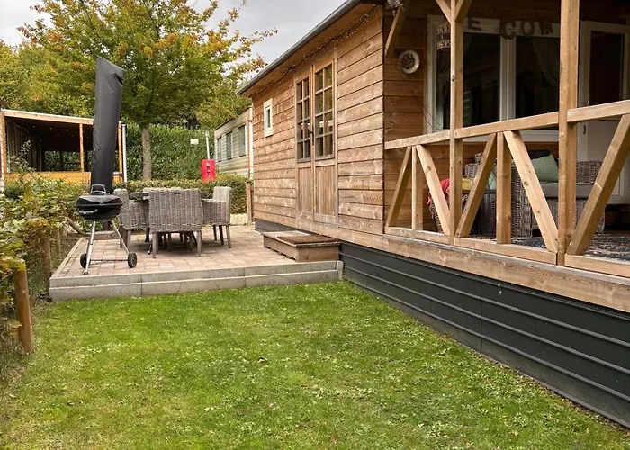 De Met Veranda Bij Brunssummerheide! Parque de Campismo